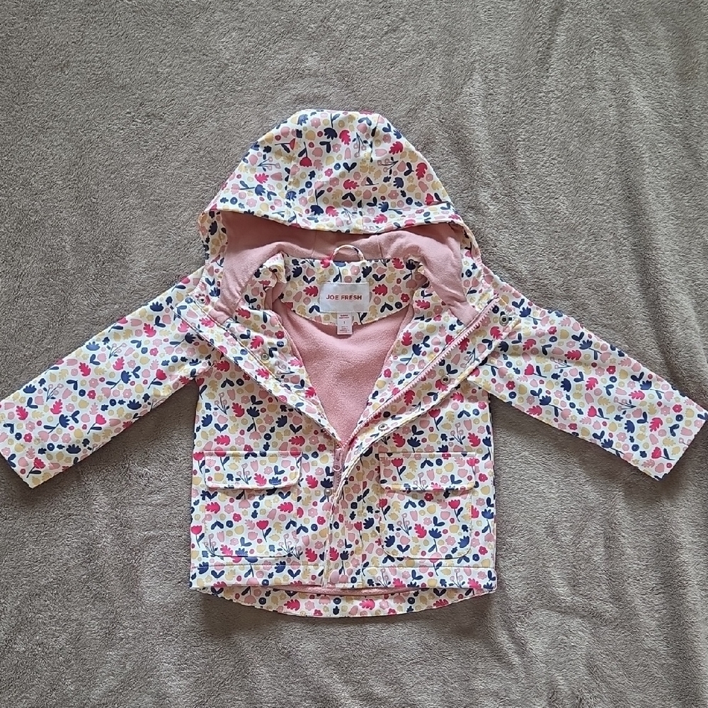 Kids Colorful Rain Jacket - Picture 2 of 4